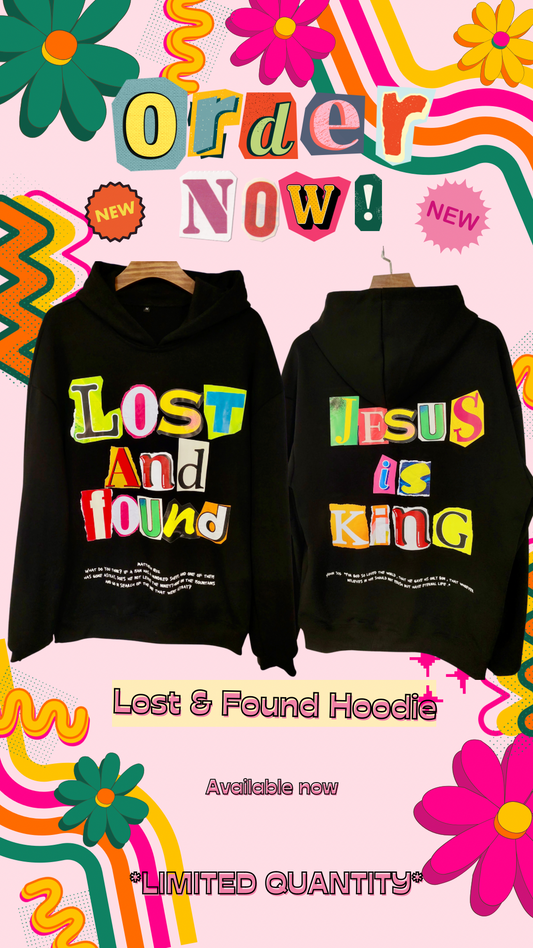 Black Lost & Found Hoodie